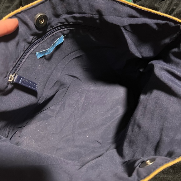 Draper James Straw Summer Bag, Beach Bag with Scarf - Picture 8 of 8